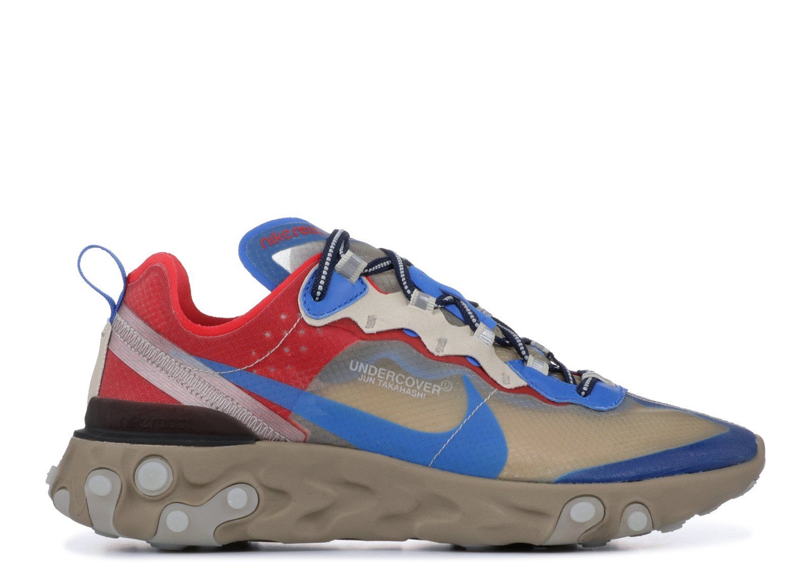 Men NIKE React Element 87 Undercover Light Beige Chalk