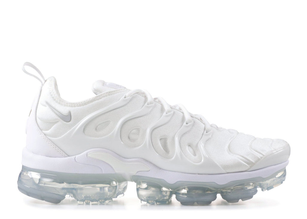 Men NIKE Air VaporMax Plus Triple White Platinum