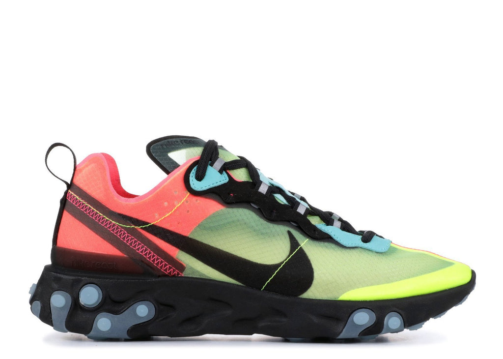 Men NIKE React Element 87 Volt Racer Pink Hyper Fusion