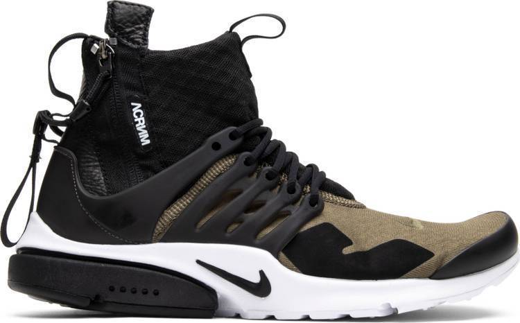 Women NIKE Air Presto Mid Acronym Olive