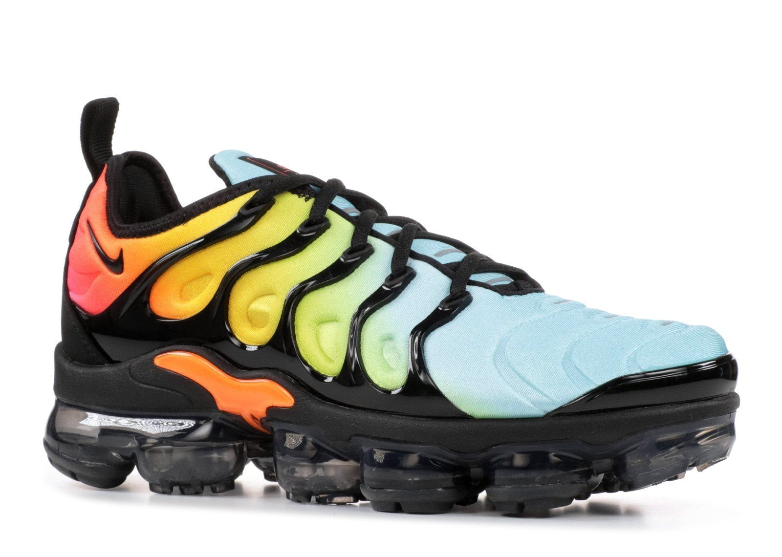 Men NIKE Air VaporMax Plus Bleached Aqua Tropical Sunset