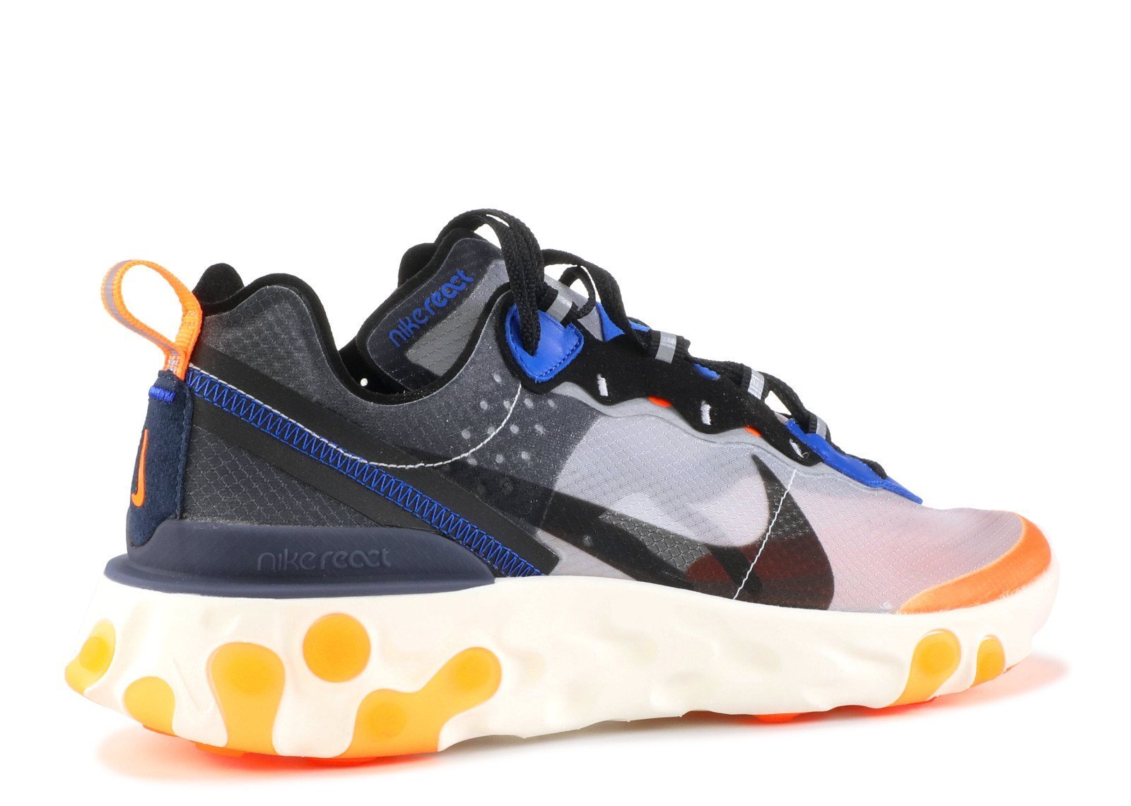 Men NIKE React Element 87 Thunder Blue-Total Orange