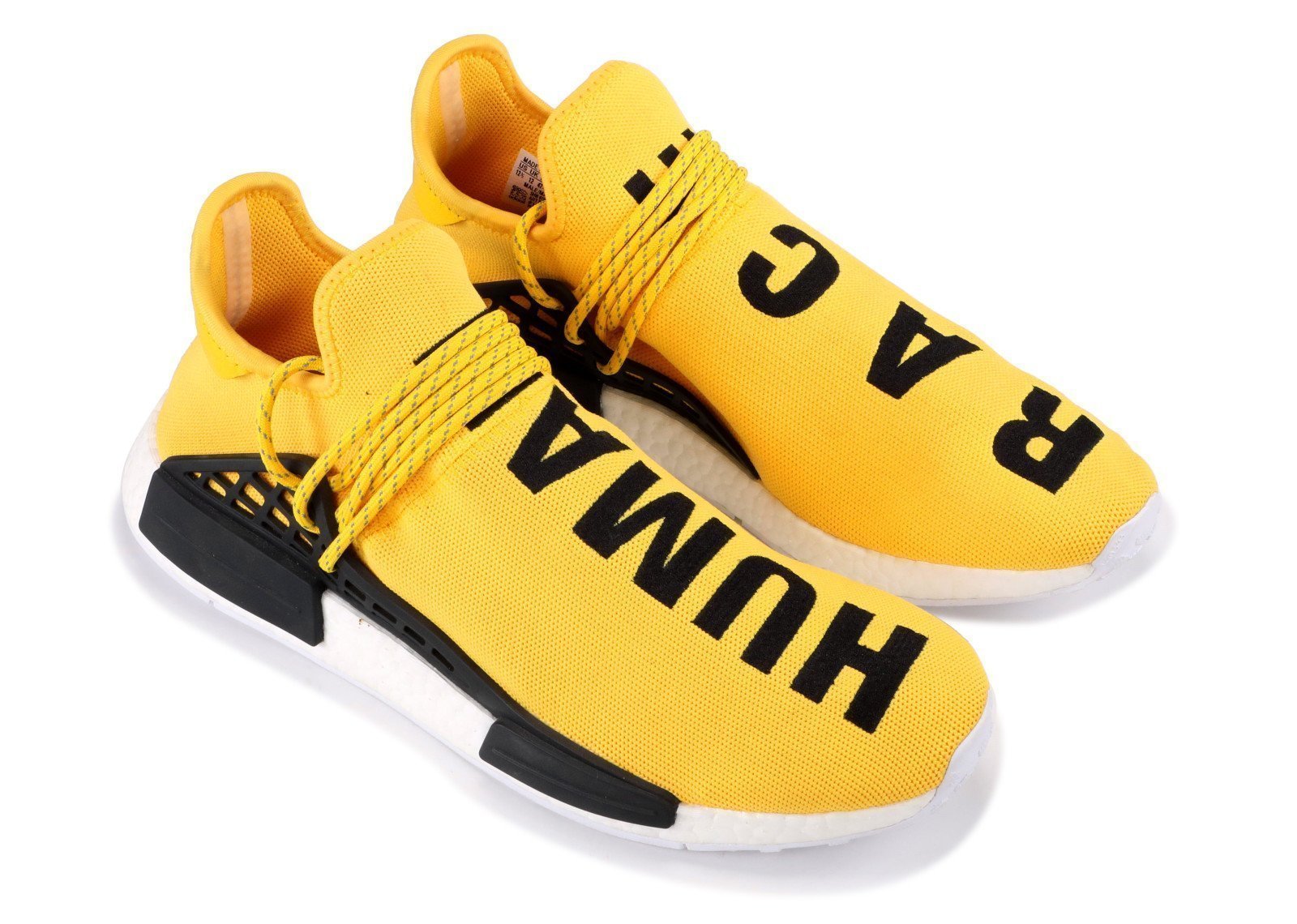 Men ADIDAS NMD HU Pharrell Human Race Yellow